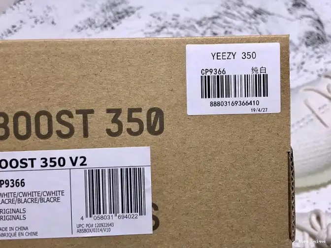 hype White V2 CP9366 Adidas Cream Yeezy Boost 350 0605